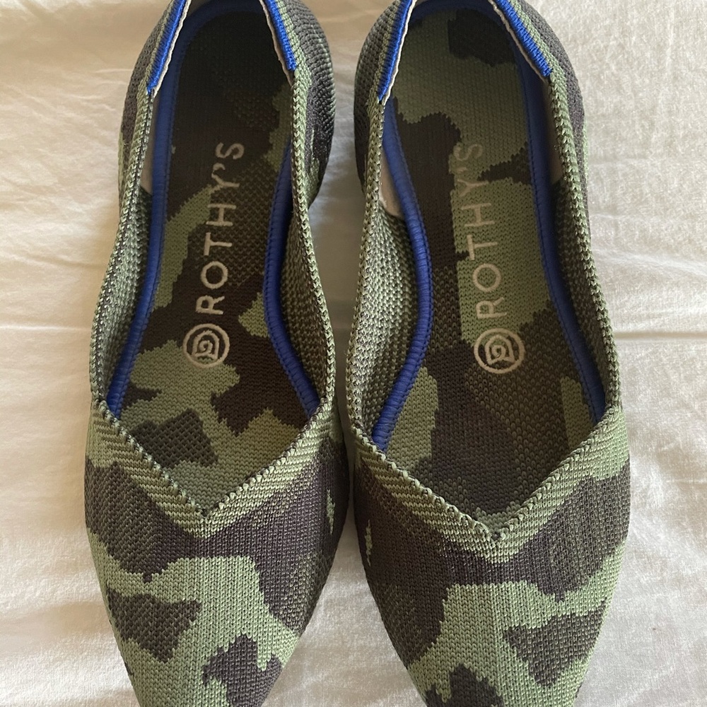 Rothy’s Adorable “Olive Camo”